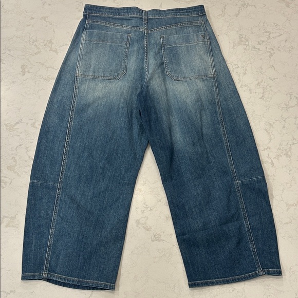 Anthropologie The Kenna Mid-Rise Heritage Barrel Jeans Size 31 NWT - Picture 10 of 16